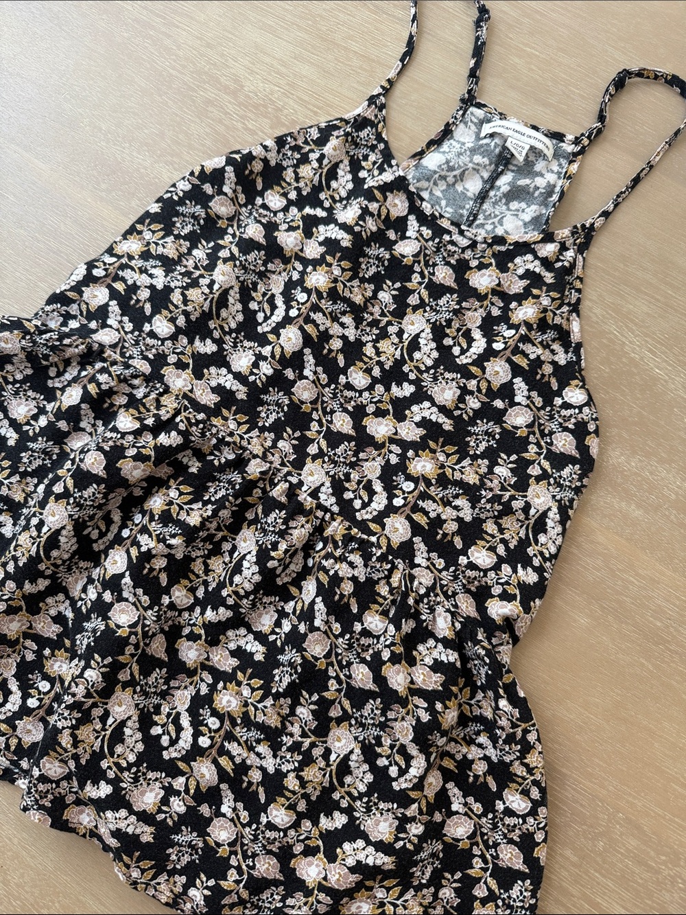 AEO Flowy Peplum Tank | L